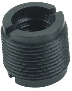 Адаптер с резьбой 1-1,5 см (3/8 на 5/8), чёрный, пластик K&amp;amp;M 85040-000-55