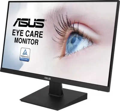 Монитор 23.8&amp;quot;  Asus VA247HE черный (1920x1080, 75Гц, VA, 5мс, 3000:1, 250cd, DVI, HDMI, D-Sub, HDMI кабель) РОССИЯ