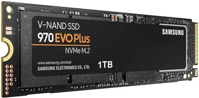 SSD накопитель Samsung 970 EVO Plus MZ-V7S1T0BW 1ТБ, M.2 2280, PCIe 3.0 x4, NVMe, M.2