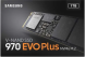 SSD накопитель Samsung 970 EVO Plus MZ-V7S1T0BW 1ТБ, M.2 2280, PCIe 3.0 x4, NVMe, M.2