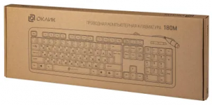 Клавиатура Oklick 180M, PS/2 [313180]