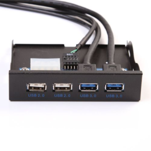 Адаптер Espada <USB(3)-4PORT-AD> USB3.0 4-port Front Panel (крепление на лицевую панель  корпуса  3.5")
