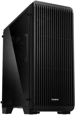 Корпус ATX Zalman S2 TG, Midi-Tower, без БП, черный [s2 tg black]