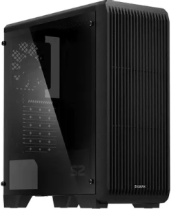 Корпус ATX Zalman S2 TG, Midi-Tower, без БП, черный [s2 tg black]