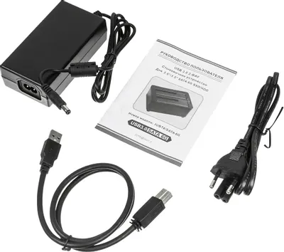 Док-станция для HDD AgeStar &amp;lt;3UBT8-Silver&amp;gt; SATA Docking Station (для подключения 2x3.5&amp;quot;/2.5&amp;quot;SATA HDD, USB3.0)