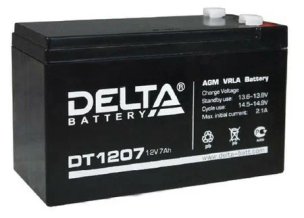 ИБП DELTA DT 1207 (12V/7Aч)