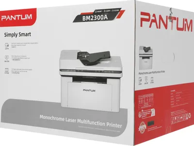 МФУ лазерный Pantum BM2300A, P/C/S, А4, 22 ppm (max 10000 p/mon), 800 MHz, 1200x1200 dpi, 128 MB RAM