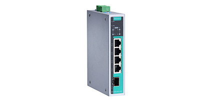 Коммутатор MOXA EDS-G205A-4PoE-1GSFP (4 x 10/100/1000BaseTX, 1 x 1000SFP, с функцией Power Over Ethernet (PoE))