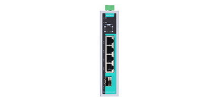 Коммутатор MOXA EDS-G205A-4PoE-1GSFP (4 x 10/100/1000BaseTX, 1 x 1000SFP, с функцией Power Over Ethernet (PoE))