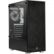 Корпус 1STPLAYER FIRE DANCING V2-A, черный (V2-A-4R1) ATX, tempered glass / 4x 120mm LED fans inc.