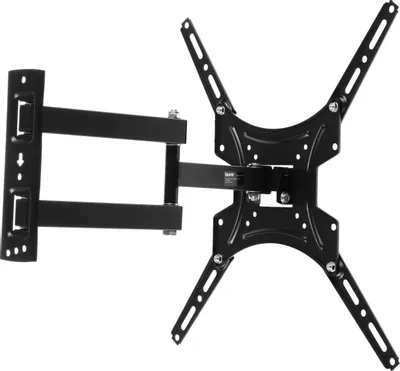 Кронштейн для телевизора Buro FL4S черный 20&amp;quot;-65&amp;quot; макс.25кг настенный поворотно-выдвижной и наклонный