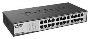 Коммутатор D-Link &lt;DES-1024D/E&gt; Fast E-net Switch 24-port (24UTP, 10/100Mbps)