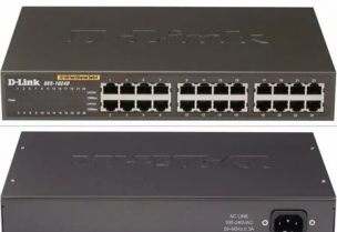 Коммутатор D-Link &lt;DES-1024D/E&gt; Fast E-net Switch 24-port (24UTP, 10/100Mbps)