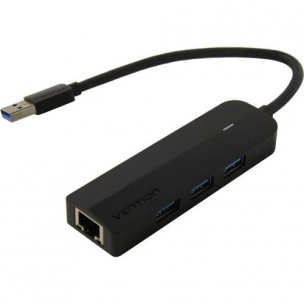 Внешняя сетевая карта Vention &lt;CHNBB&gt; адаптер USB3.0 --&gt; UTP 1000Mbps + 3-port USB3.0 Hub