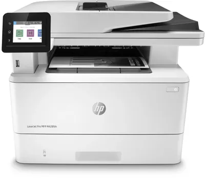 МФУ лазерный HP LaserJet Pro M428fdn черно-белая печать, A4, цвет белый