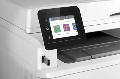 МФУ лазерный HP LaserJet Pro M428fdn черно-белая печать, A4, цвет белый