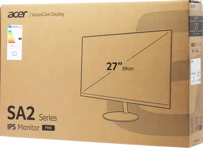 Монитор 27&amp;quot;  Acer SA272Ebi черный (1920x1080, IPS, 100Hz, 4ms, 1000:1, 250cd HDMI) UM.HS2EE.E09