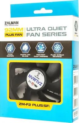 Вентилятор Zalman ZM-F2 Plus (SF), 92мм, Ret