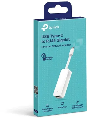 Сетевой адаптер Gigabit Ethernet TP-LINK UE300C USB Type-C