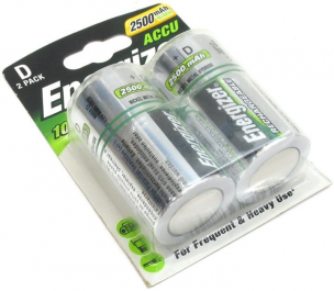 Аккумулятор Energizer HR20-2 (1.2V, 2500mAh) NiMh, Size &amp;quot;D&amp;quot;