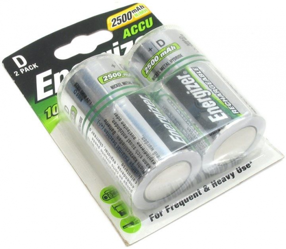 Аккумулятор Energizer HR20-2 (1.2V, 2500mAh) NiMh, Size &amp;quot;D&amp;quot;