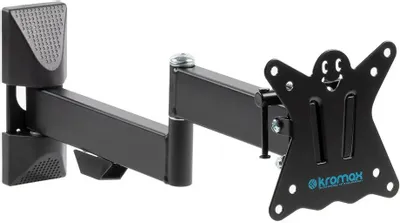 Кронштейн для телевизора Kromax CASPER-104 черный for TV 10&amp;quot;-32&amp;quot;, wall, 5D, max 15 kg, поворот и наклон