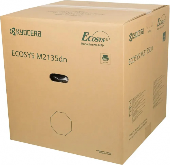 МФУ лазерный Kyocera Ecosys M2135DN черно-белая печать, A4