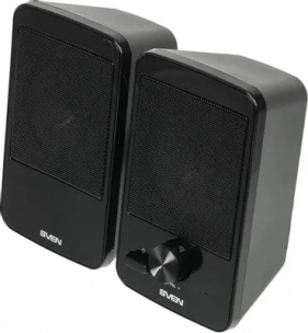 Колонки SVEN 312, чёрный, USB, акустическая система 2.0, мощность 2х2 Вт(RMS)
