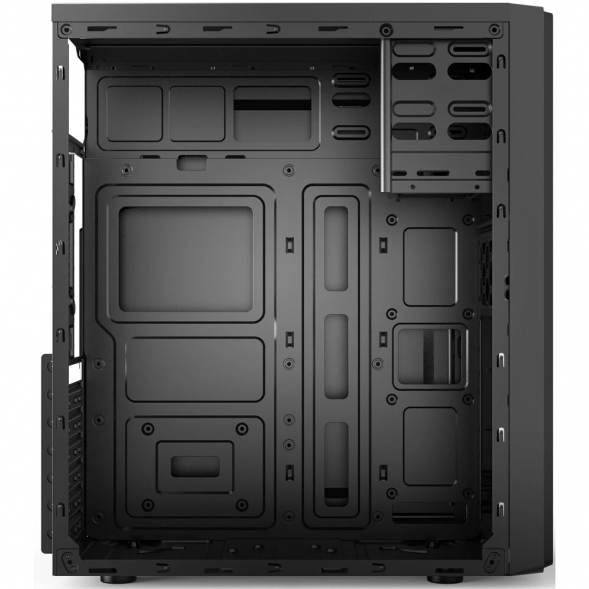 Корпус CBR ATX Miditower E180 без БП черный (PCC-ATX-E180-USB32-USB22-WPSU)