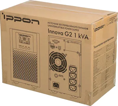 Источник бесперебойного питания IPPON Innova G2 1000 900Вт 1000ВА черный 427357