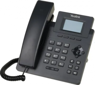 IP телефон Yealink SIP-T30P, 1 аккаунт, PoE, БП в комплекте