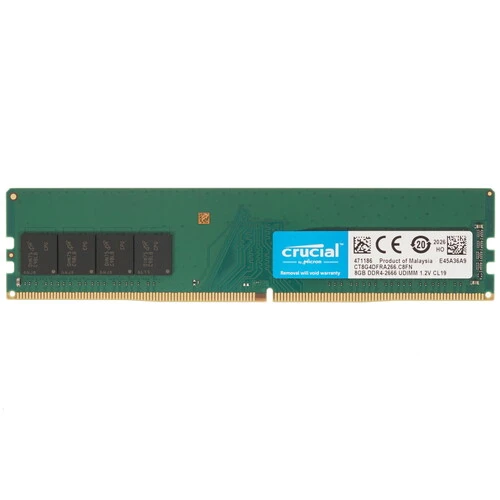 Оперативная память 8Gb Crucial &amp;lt;CT8G4DFRA266 &amp;gt; DDR4 DIMM &amp;lt; PC4-21300 &amp;gt; CL19