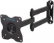Кронштейн для телевизора Kromax DIX-15 черный 15&amp;quot;-28&amp;quot; макс.30кг настенный поворот и наклон