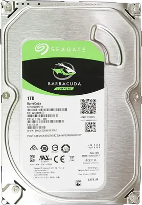Жесткий диск Seagate Barracuda ST1000DM010, 1ТБ, HDD, SATA III, 3.5&amp;quot;