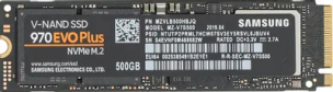 SSD накопитель Samsung 970 EVO Plus MZ-V7S500BW 500ГБ, M.2 2280, PCIe 3.0 x4, NVMe, M.2
