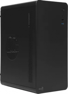Корпус mATX Aerocool CS-110, Mini-Tower, без БП, черный