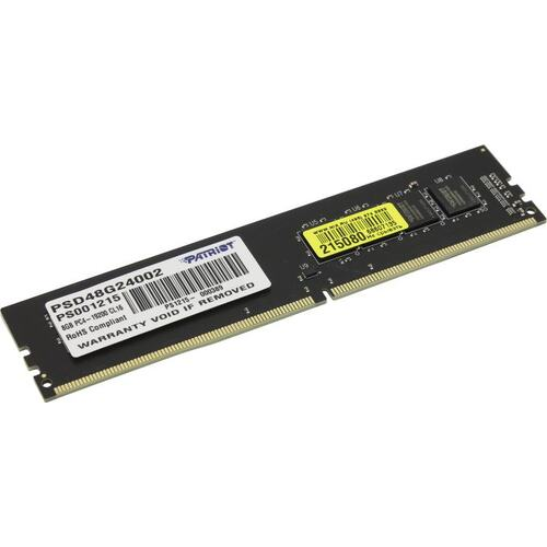 Оперативная память 8Gb Patriot &amp;lt;PSD48G24002&amp;gt; DDR4 DIMM 8Gb &amp;lt;PC4-19200&amp;gt;
