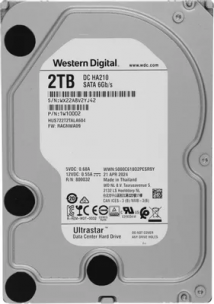 Жесткий диск 2Tb SATA-III Western Digital Ultrastar  DC HA210  HUS722T2TALA604 (7200rpm) 128Mb 3.5&amp;quot; 1W10002 / 1W10025