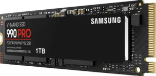SSD накопитель Samsung 990 Pro MZ-V9P1T0BW 1ТБ, M.2 2280, PCIe 4.0 x4, NVMe, M.2