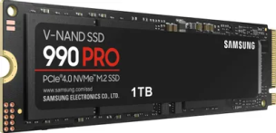 SSD накопитель Samsung 990 Pro MZ-V9P1T0BW 1ТБ, M.2 2280, PCIe 4.0 x4, NVMe, M.2