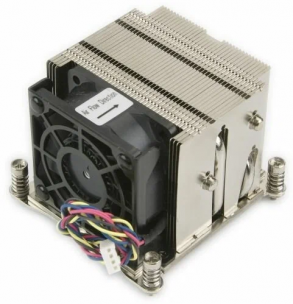 Система охлаждения &lt;SNK-P0048AP4&gt; 2U (4пин, 2011/2011 Narrow, 52 дБ,  8400  об/мин,  Cu+Al+тепловые трубки)