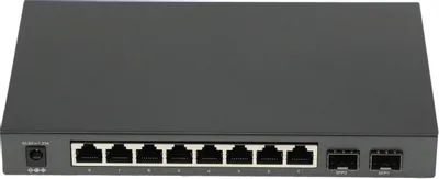 Коммутатор TP-Link SG2210P JetStream Smart с 8 портами PoE+ и 2 портами SFP
