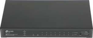 Коммутатор TP-Link SG2210P JetStream Smart с 8 портами PoE+ и 2 портами SFP