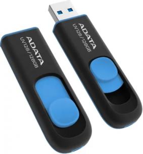 Флешка USB 128GB ADATA UV128 AUV128-128G-RBE USB 3.0,128GB Blue, RTL