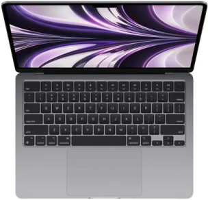 Ноутбук Apple MacBook Air A2681 MLXW3LL/A IPS, Apple M2 8 core 3.5ГГц, 8-ядерный, 8ГБ 256ГБ SSD, Mac OS, серый космос 13.6&amp;quot;