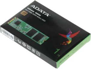 SSD накопитель A-Data Ultimate SU650 ASU650NS38-1TT-C 1ТБ, M.2 2280, SATA III, NVMe, M.2