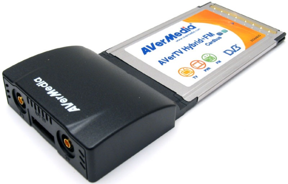 Внешний TV-тюнер AVerMedia (AVerTV Hybrid+FM Cardbus) PCMCIA DVB-T
