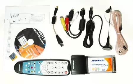 Внешний TV-тюнер AVerMedia (AVerTV Hybrid+FM Cardbus) PCMCIA DVB-T