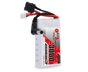 Аккумулятор GNB для очков FPV 3000, 2S, XT 60 c индикацией