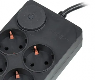 Сетевой фильтр Ippon BK-238, 3м, черный